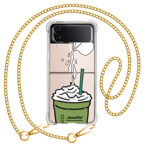 Android Flip / Fold Case - Matcha Frappe