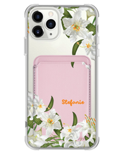 Load image into Gallery viewer, iPhone Magnetic Wallet Case - May Lily of the Valley
