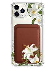 Load image into Gallery viewer, iPhone Magnetic Wallet Case - May Lily of the Valley
