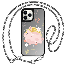 Load image into Gallery viewer, iPhone Mirror Grip Case -  Pig (Chinese Zodiac / Shio)
