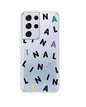 Load image into Gallery viewer, Android Rearguard Hybrid Case - CUSTOM MONOGRAM 2.0 Black
