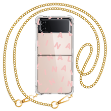 Load image into Gallery viewer, Android Flip / Fold Case - Monogram 2.0 Rosewater
