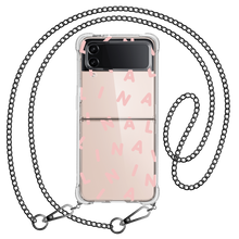 Load image into Gallery viewer, Android Flip / Fold Case - Monogram 2.0 Rosewater
