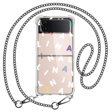 Load image into Gallery viewer, Android Flip / Fold Case - Monogram 2.0 White
