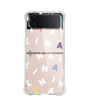 Load image into Gallery viewer, Android Flip / Fold Case - Monogram 2.0 White
