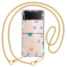 Load image into Gallery viewer, Android Flip / Fold Case - Monogram 2.0 Rainbow
