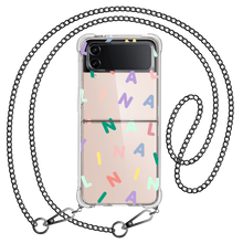 Load image into Gallery viewer, Android Flip / Fold Case - Monogram 2.0 Rainbow
