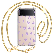 Load image into Gallery viewer, Android Flip / Fold Case - Monogram 2.0 Lilac
