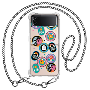 Android Flip / Fold Case - Monster Sticker Pack