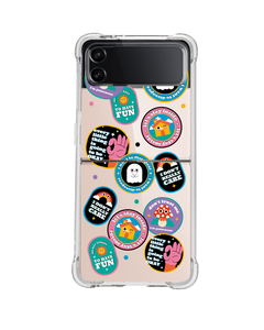 Android Flip / Fold Case - Monster Sticker Pack