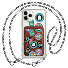 Load image into Gallery viewer, iPhone Magnetic Wallet Case - Monster Sticker Pack
