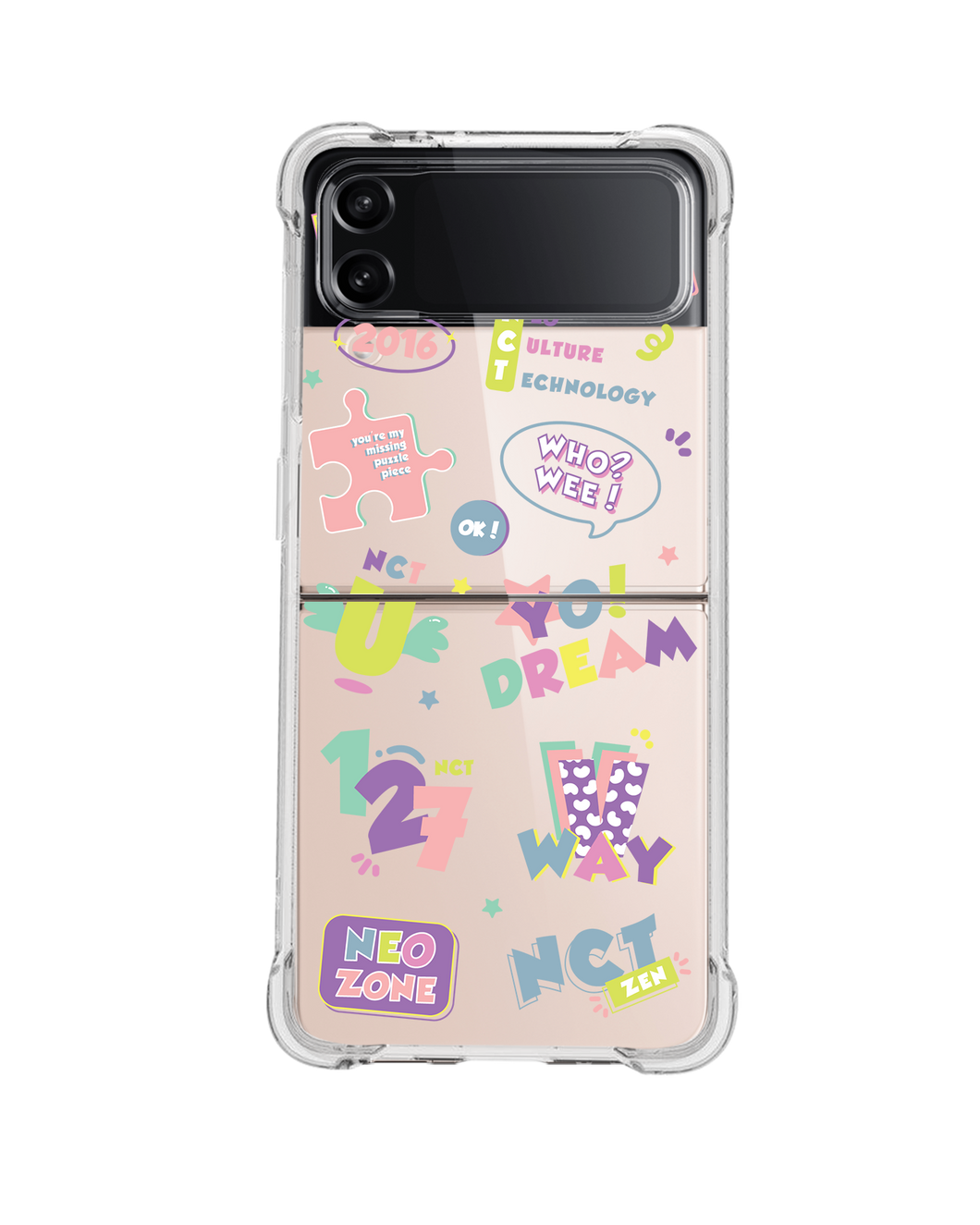 Android Flip / Fold Case - NCT Sticker Pack