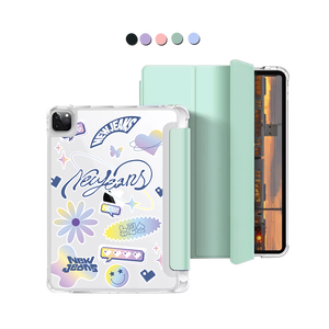 iPad Macaron Flip Cover - New Jeans OMG 2.0