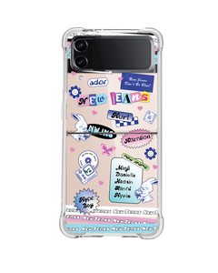 Android Flip / Fold Case - New Jeans Sticker Pack