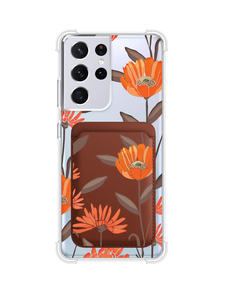 Android Magnetic Wallet Case - November Marigold