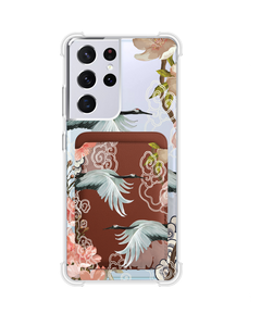 Android Magnetic Wallet Case - Oil Painting Birds