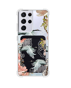 Android Magnetic Wallet Case - Oil Painting Birds