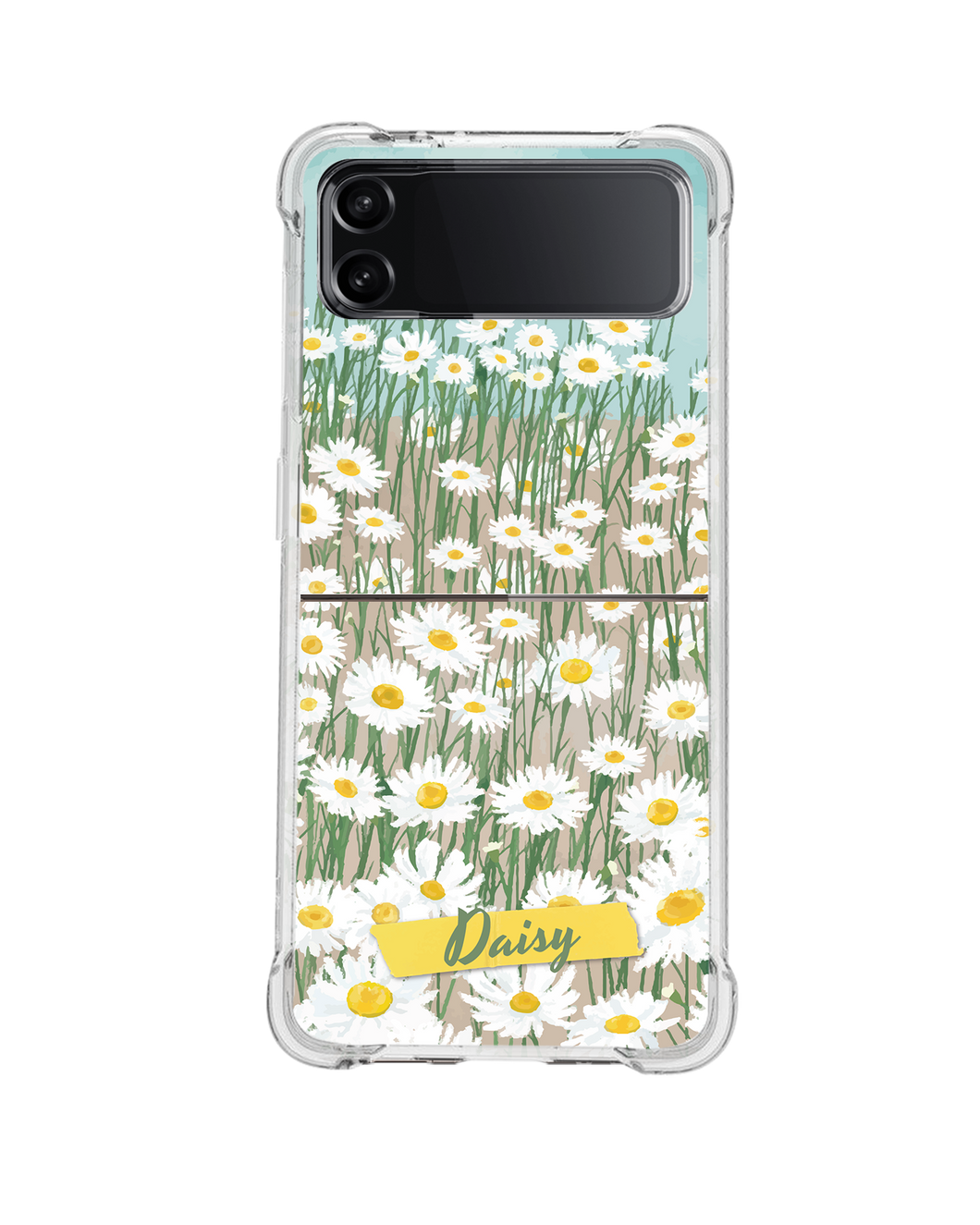 Android Flip / Fold Case - Oil Painting Daisy