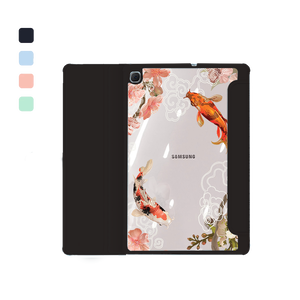 Android Tab Acrylic Flipcover - Oil Painting Koi