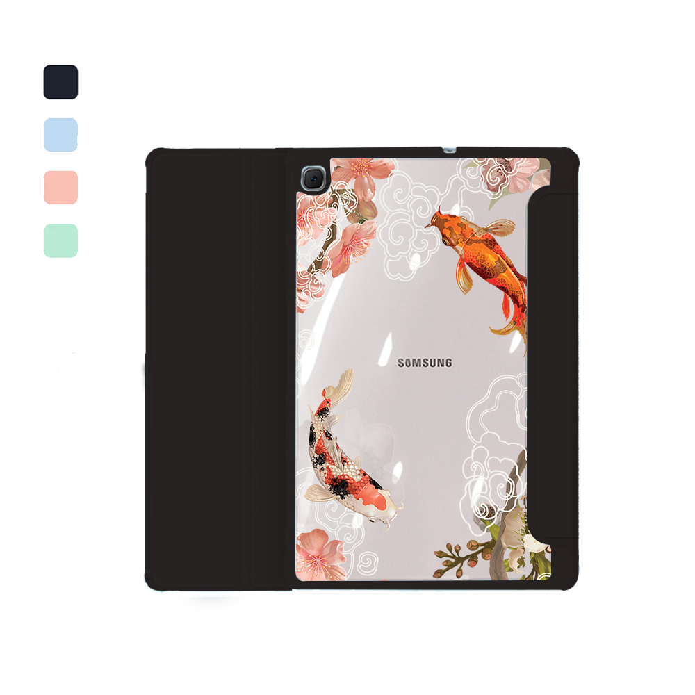 Android Tab Acrylic Flipcover - Oil Painting Koi