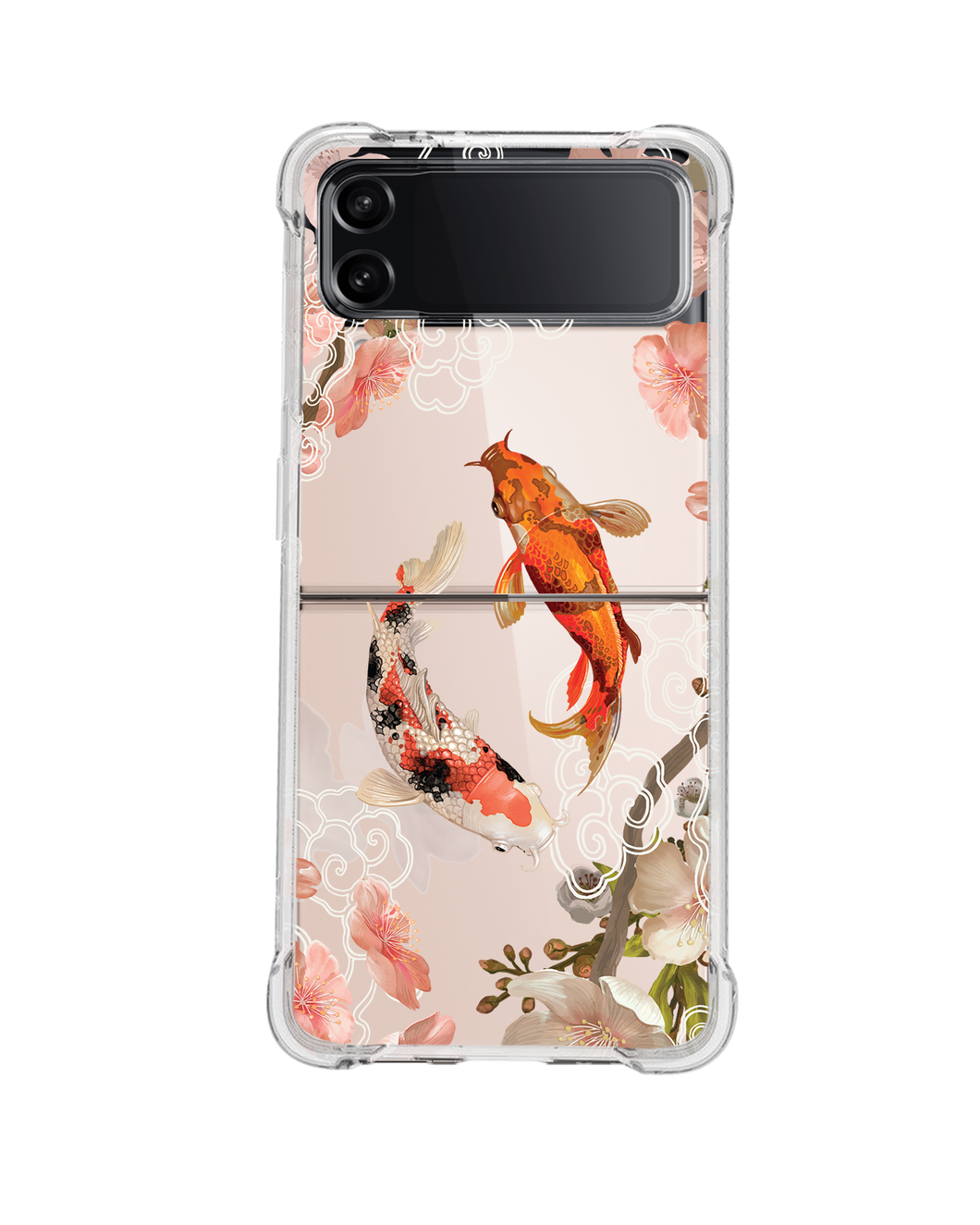 Android Flip / Fold Case - Oil Painting Koi