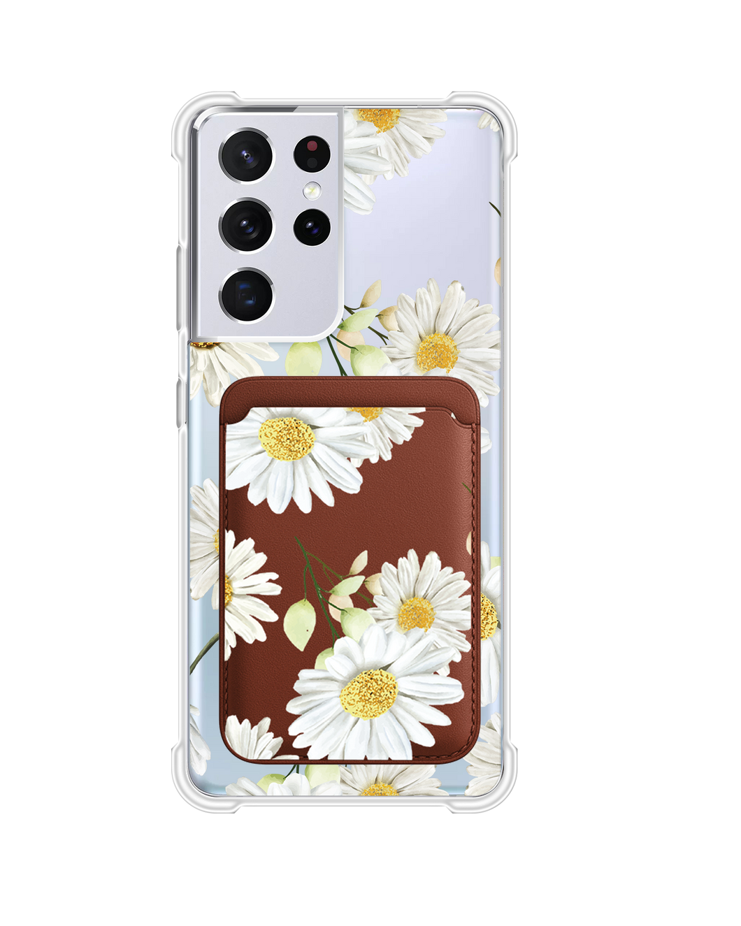 Android Magnetic Wallet Case - October Chrysanthemum