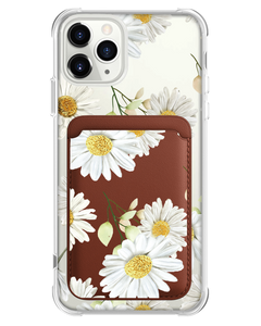 iPhone Magnetic Wallet Case - October Chrysanthemum