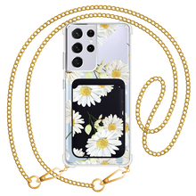 Load image into Gallery viewer, Android Magnetic Wallet Case - October Chrysanthemum
