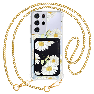 Android Magnetic Wallet Case - October Chrysanthemum