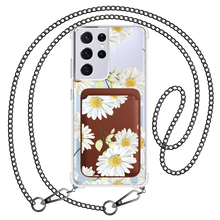 Load image into Gallery viewer, Android Magnetic Wallet Case - October Chrysanthemum
