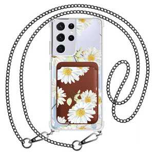 Android Magnetic Wallet Case - October Chrysanthemum