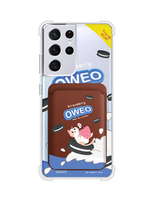 Android Magnetic Wallet Case - Oweo Cat