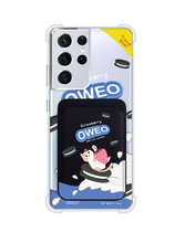 Load image into Gallery viewer, Android Magnetic Wallet Case - Oweo Cat
