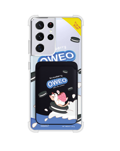 Android Magnetic Wallet Case - Oweo Cat