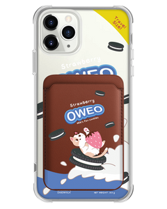 iPhone Magnetic Wallet Case - Oweo Cat