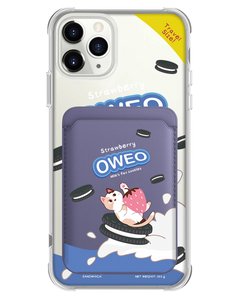 iPhone Magnetic Wallet Case - Oweo Cat