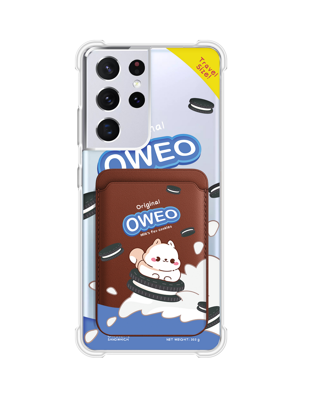 Android Magnetic Wallet Case - Oweo Dog