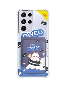 Android Magnetic Wallet Case - Oweo Dog