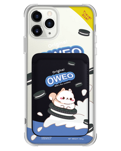 iPhone Magnetic Wallet Case - Oweo Dog