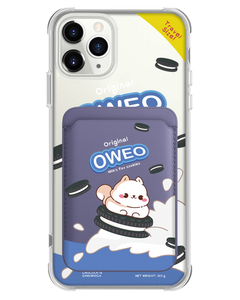 iPhone Magnetic Wallet Case - Oweo Dog