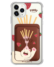 Load image into Gallery viewer, iPhone Magnetic Wallet Case - Pawky Cat
