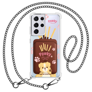 Android Magnetic Wallet Case - Pawky Dog