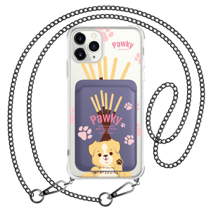 iPhone Magnetic Wallet Case - Pawky Dog