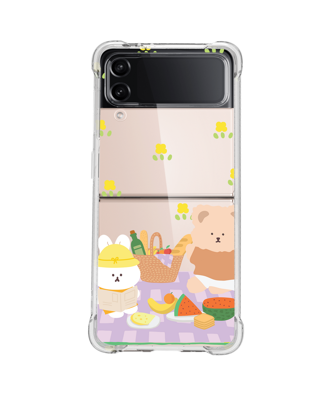 Android Flip / Fold Case - Picnic Bear 2.0