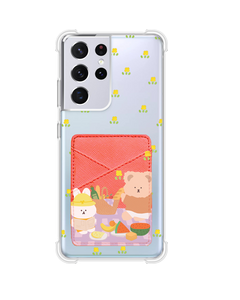 Android Phone Wallet Case - Picnic Bear 2.0