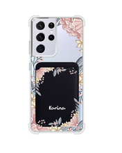 Load image into Gallery viewer, Android Magnetic Wallet Case - Pink Florals
