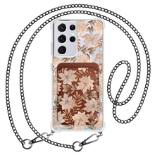 Load image into Gallery viewer, Android Magnetic Wallet Case - Rustic Lily
