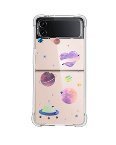 Android Flip / Fold Case - Pink Planet