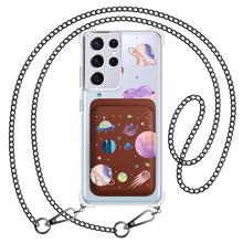 Load image into Gallery viewer, Android Magnetic Wallet Case - Pink Planet
