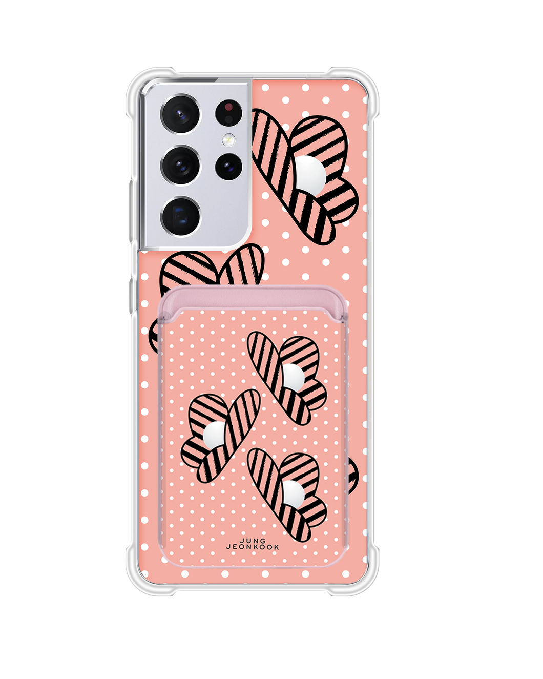 Android Magnetic Wallet Case - Pink Honey